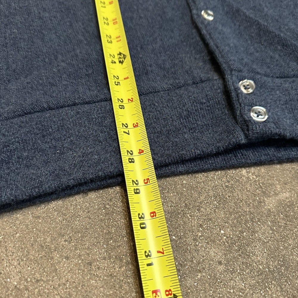 Vintage Cypress Links Cardigan Sweater Mens 2XL Blue Knit Button Front USA Made - Picture 5 of 9